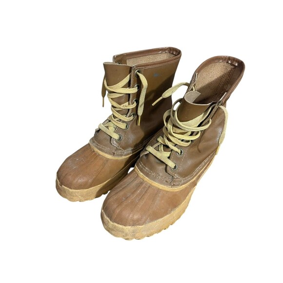Vtg Sorel Youth Sz 6 Arctic Pac Kaufman Canada Brown Snow Duck Boots - Picture 4 of 10